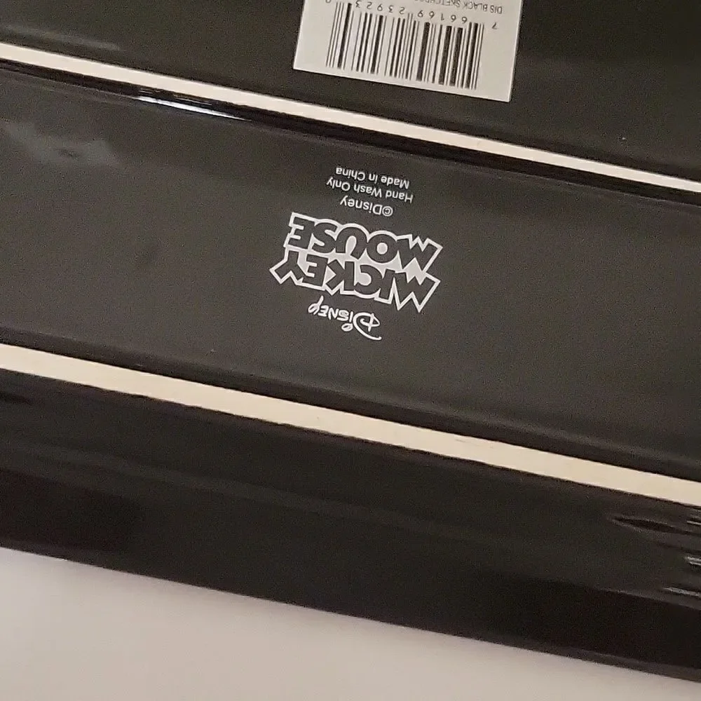 Disney: Mickey Mouse Sketchbook design black serving platter Tray